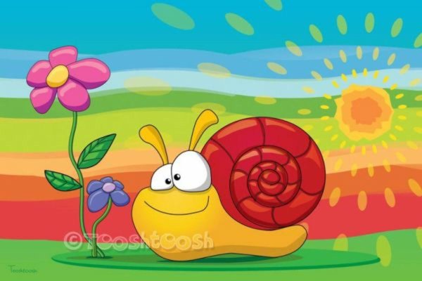 мультяшные улитки