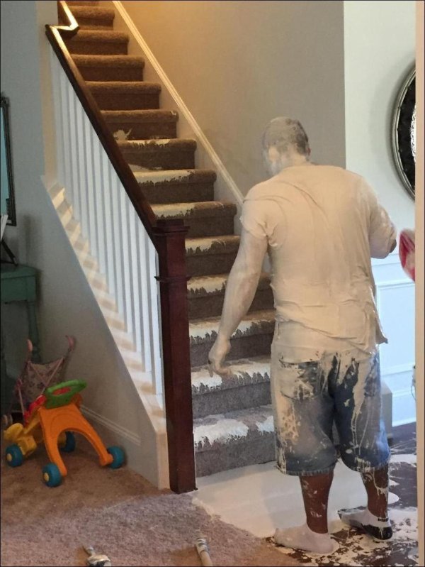 фейлы во время ремонта