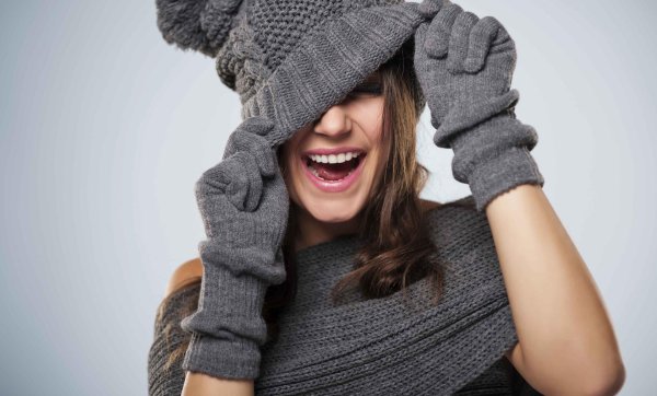 вязаная шапка