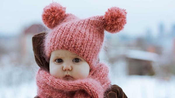 шапка детская зимняя