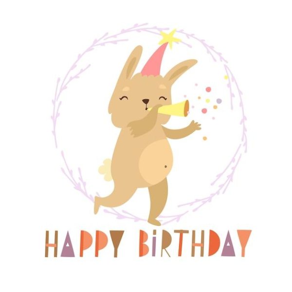 happy birthday bunny