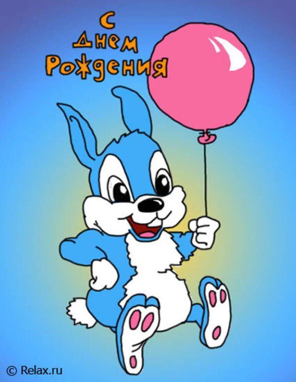 голубой кролик мультфильм банни