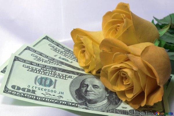 розы с деньгами