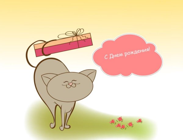 открытка ко дню рождению