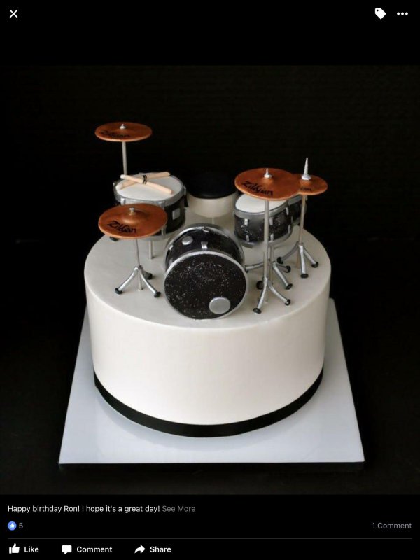 торт барабанщику