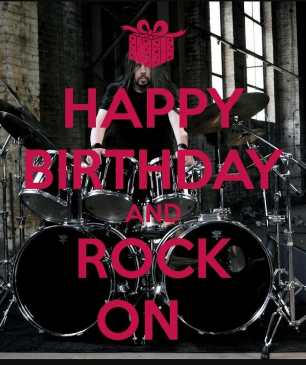 открытка сднем рожления в стмле рок