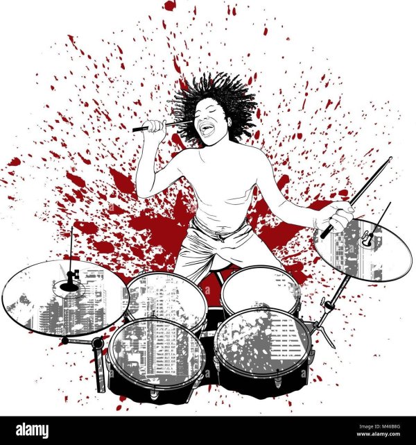 барабанщик арт