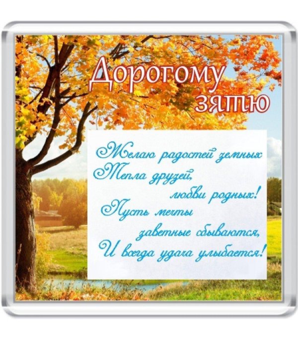 День рождения зятя