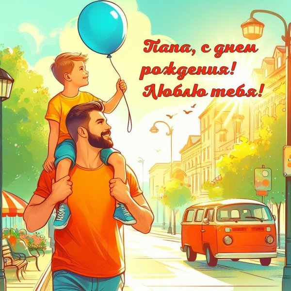 открытки с днем рождения папе прикольные