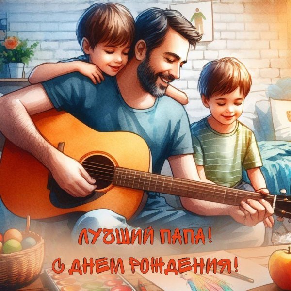 для папы открытка