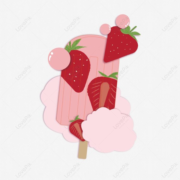 strawberry ice cream