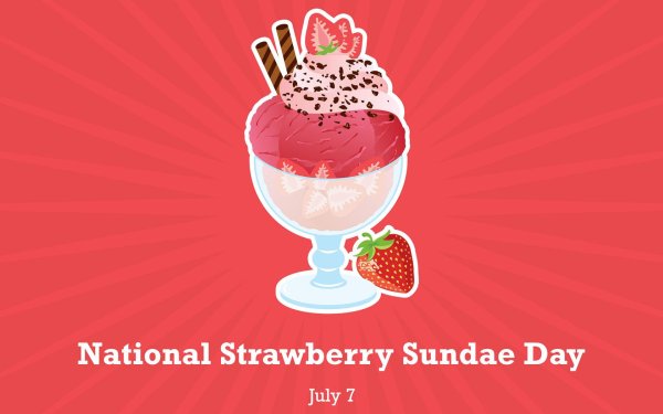 strawberry sundae