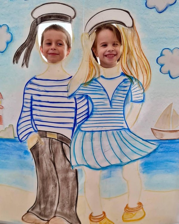 моряк рисунок детский