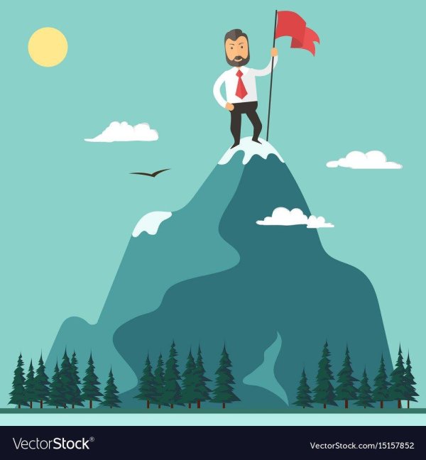 человек на вершине