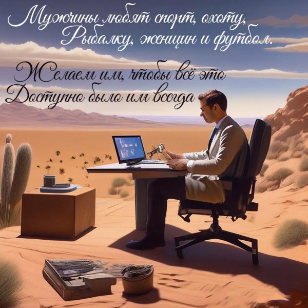 открытка мужчине