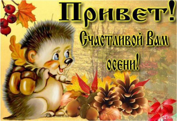 привет осенний