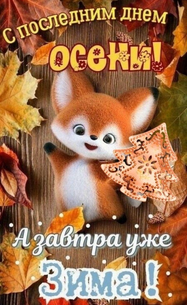 последний день осени доброе утро