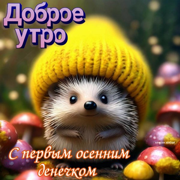 доброго утра осенние