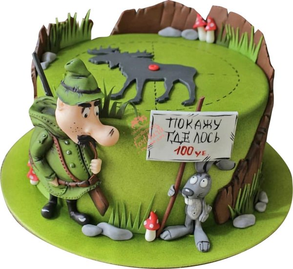 торт охотнику