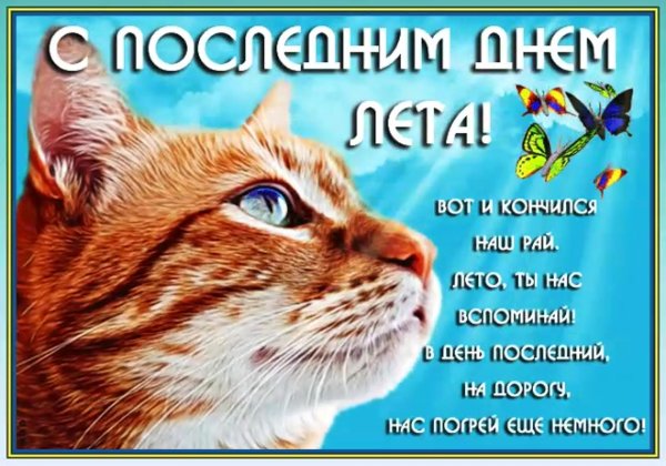 с последним летним днем