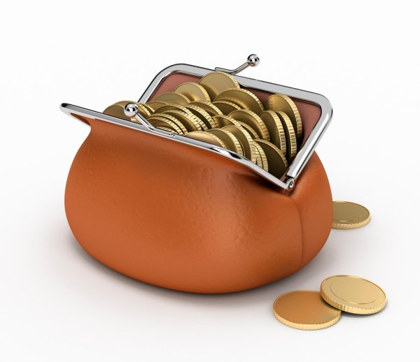 кошелек с монетами