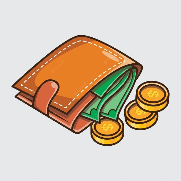 рисунок кошелек