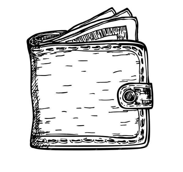 эскиз кошелька