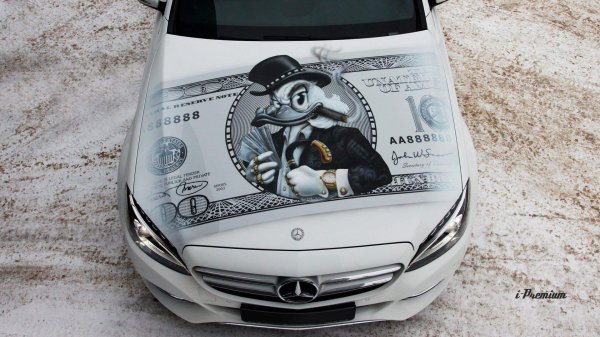 винил на мерседес