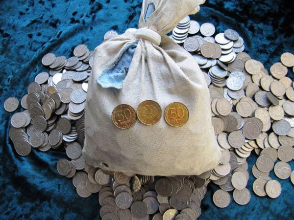 мешочек с монетами