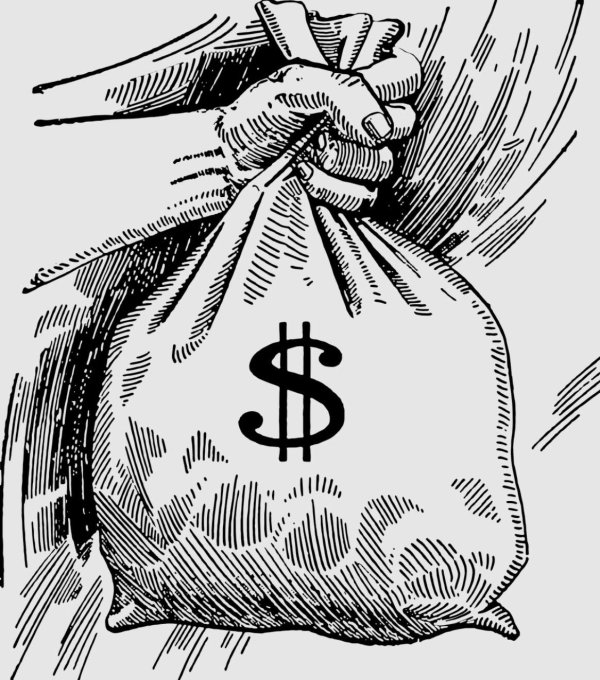 деньги рисунок карандашом