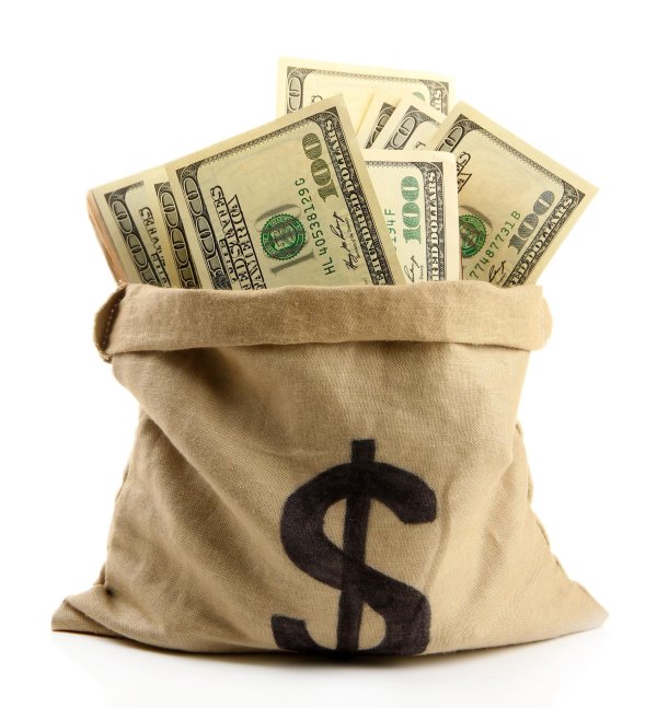 деньги мешок
