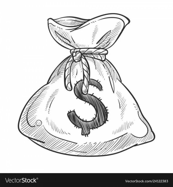 деньги рисунки