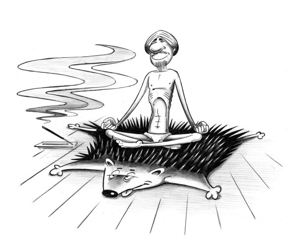 йога рисунки