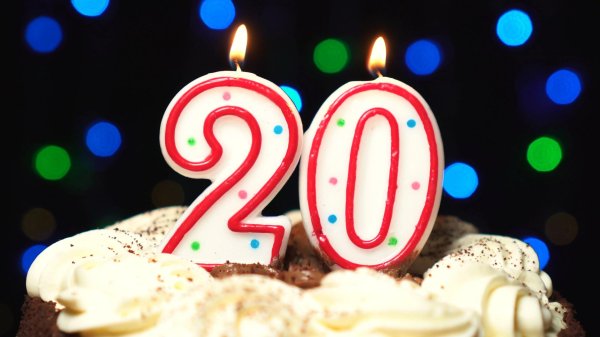 день рождения 20 лет