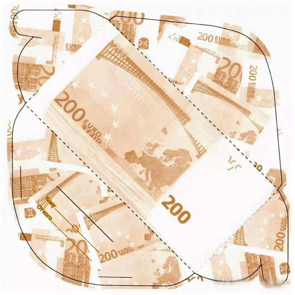 развертка конверта для денег