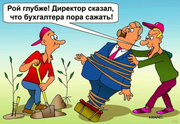 бухгалтерия карикатура