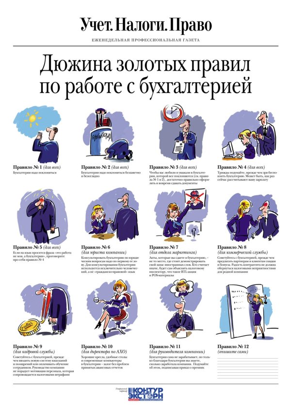 плакат бухгалтерия