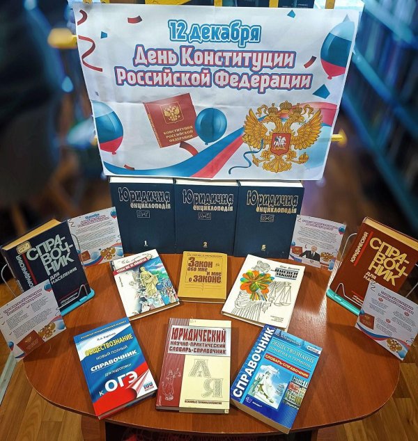 книжная выставка к конституции рф