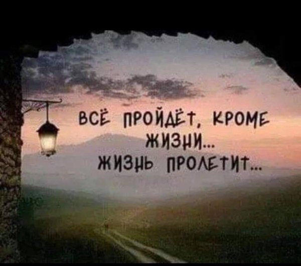 всё пройдёт кроме жизни жизнь