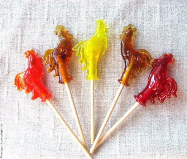 карамельные петушки