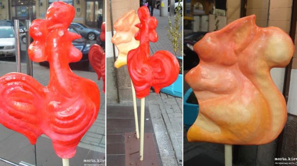 памятники леденцам на палочке