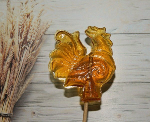 леденцовый петушок карамельный