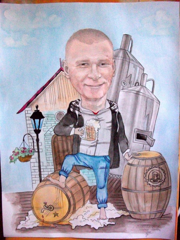 шарж мужской