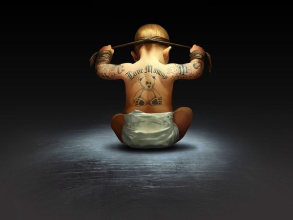 детские татуировки