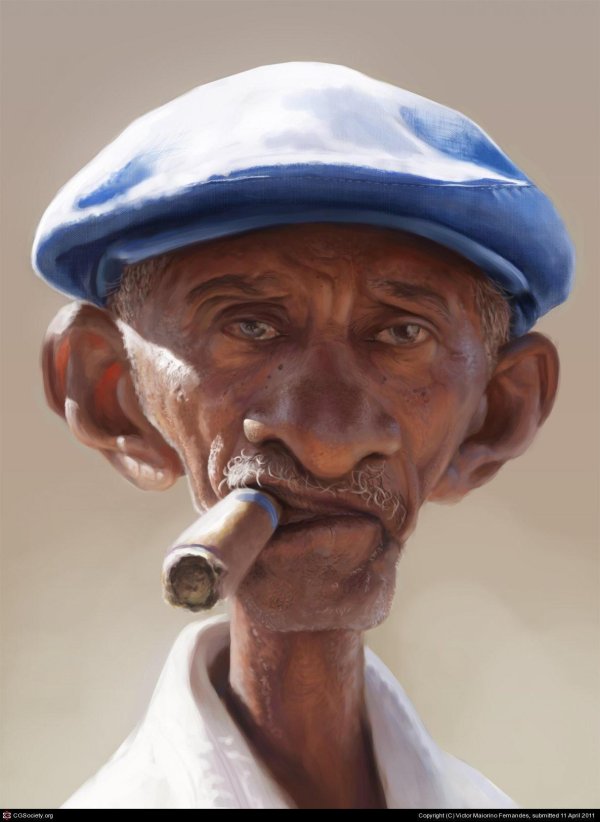 фотопортрет старика