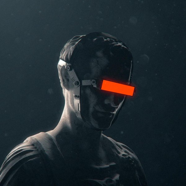 античные статуи киберпанк