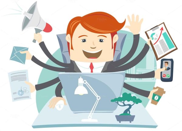 многозадачность иллюстрация