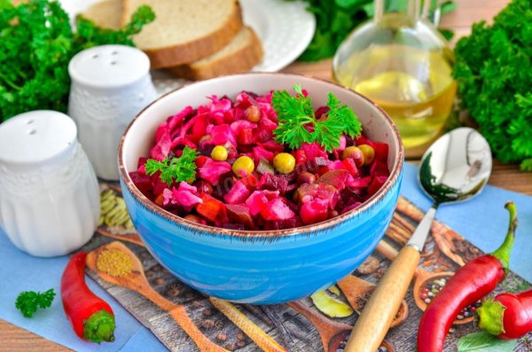 винегрет с квашеной капустой