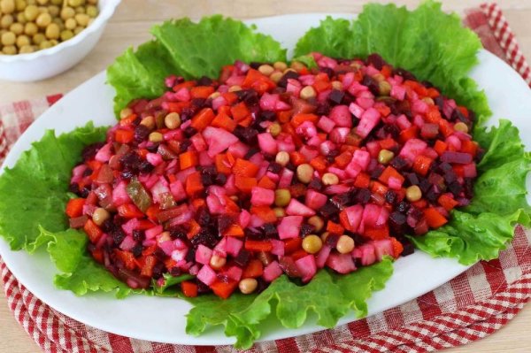 салат винегрет овощной
