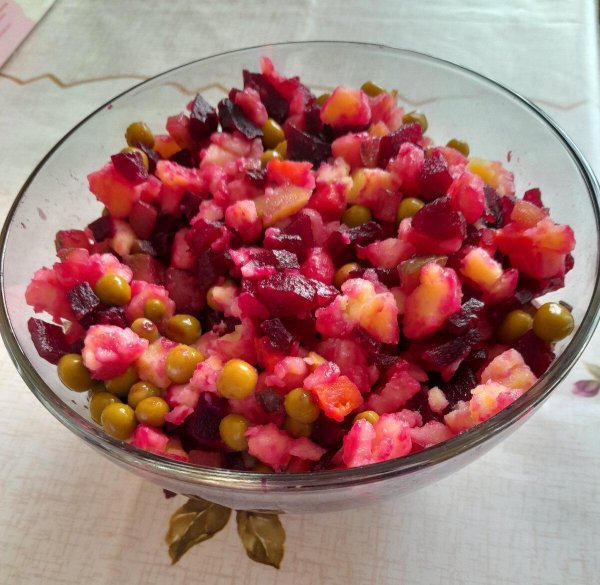 винегрет с горошком